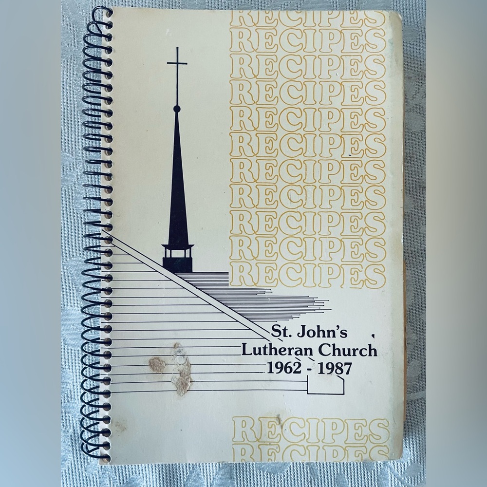 St. John’s Lutheran Church cookbook vintage recipes Wisconsin
